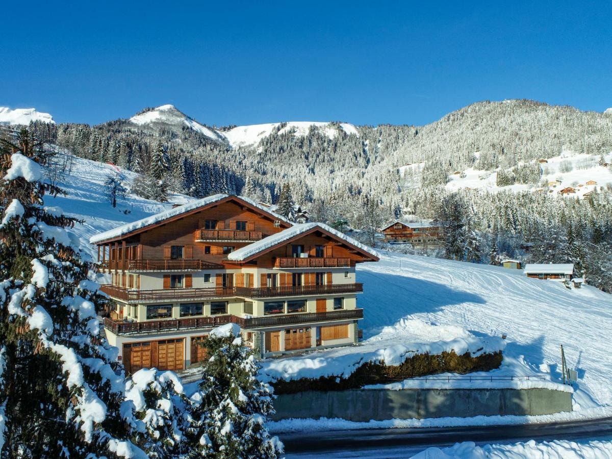 Chalet Les Rhodos Кордон Екстериор снимка