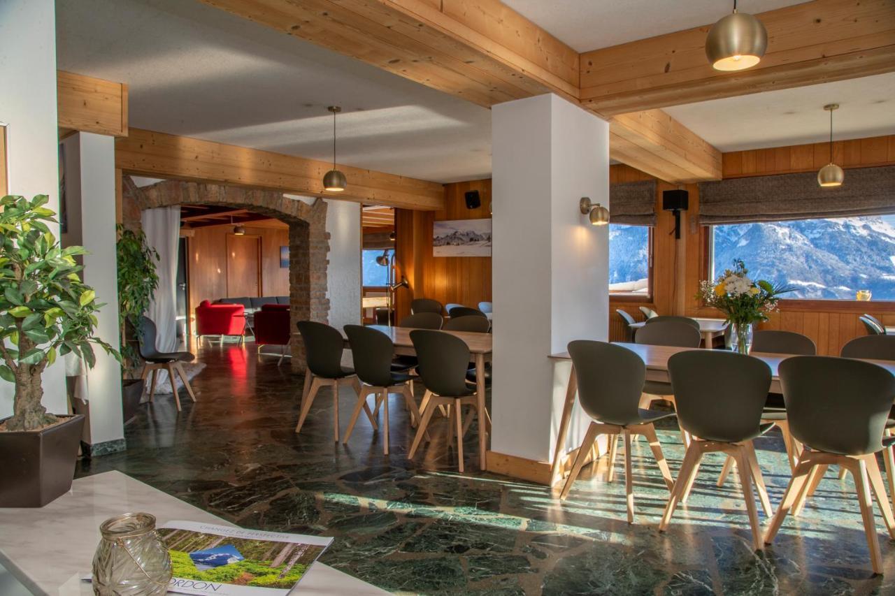 Chalet Les Rhodos Кордон Екстериор снимка