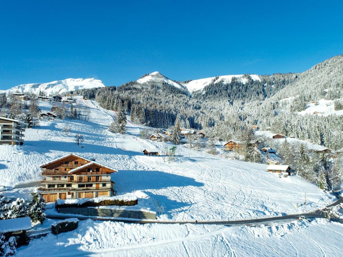 Chalet Les Rhodos Кордон Екстериор снимка