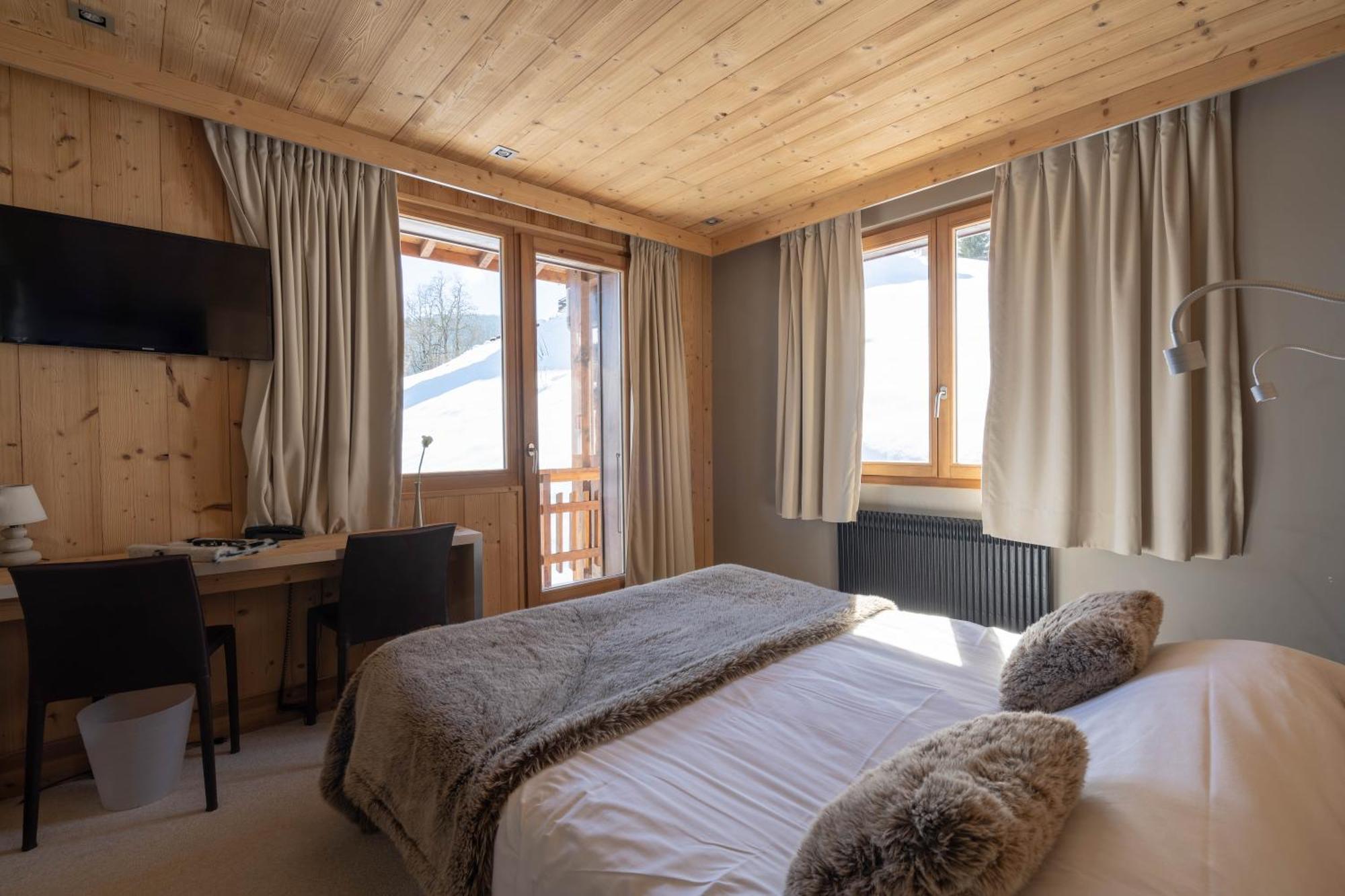 Chalet Les Rhodos Кордон Екстериор снимка