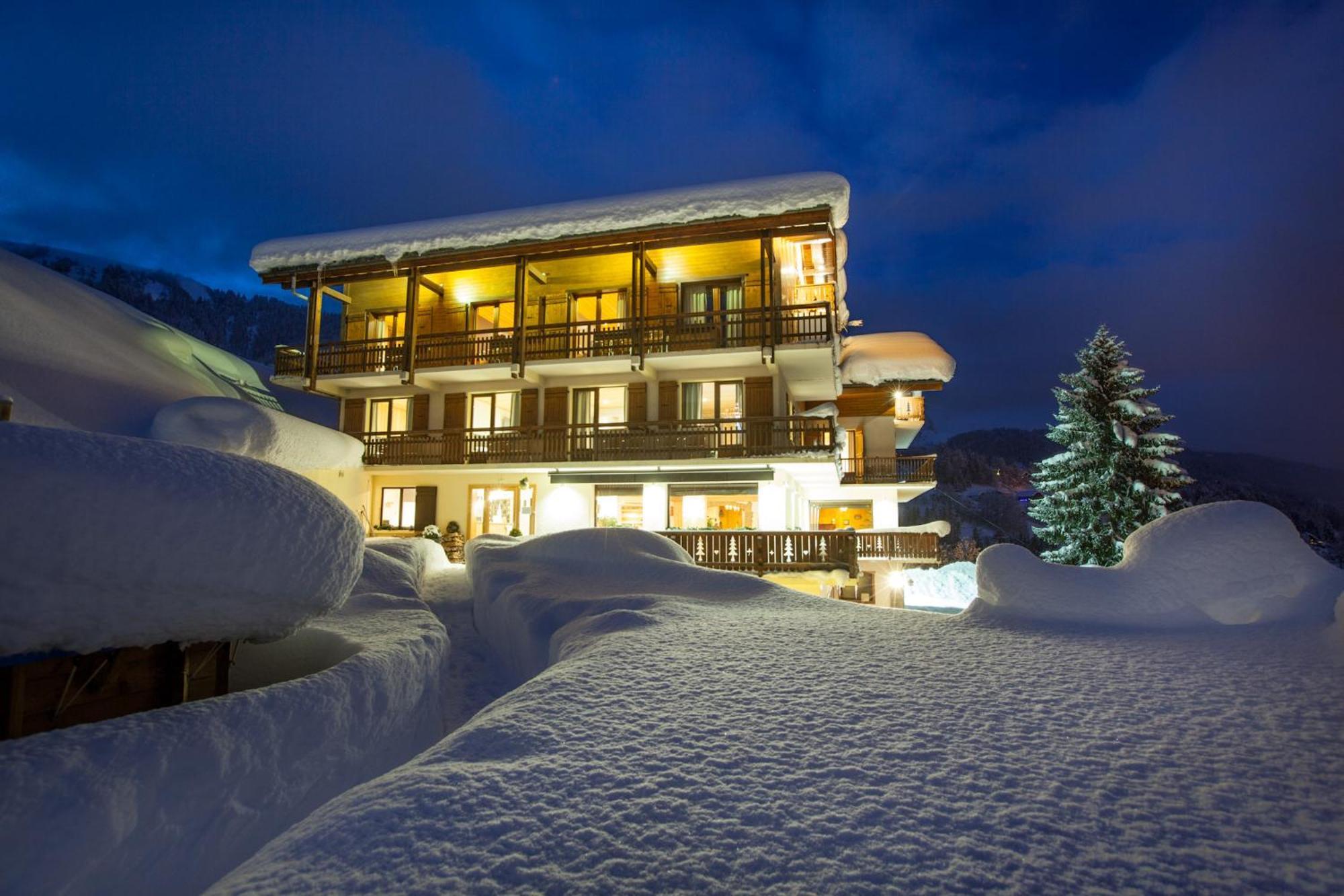 Chalet Les Rhodos Кордон Екстериор снимка