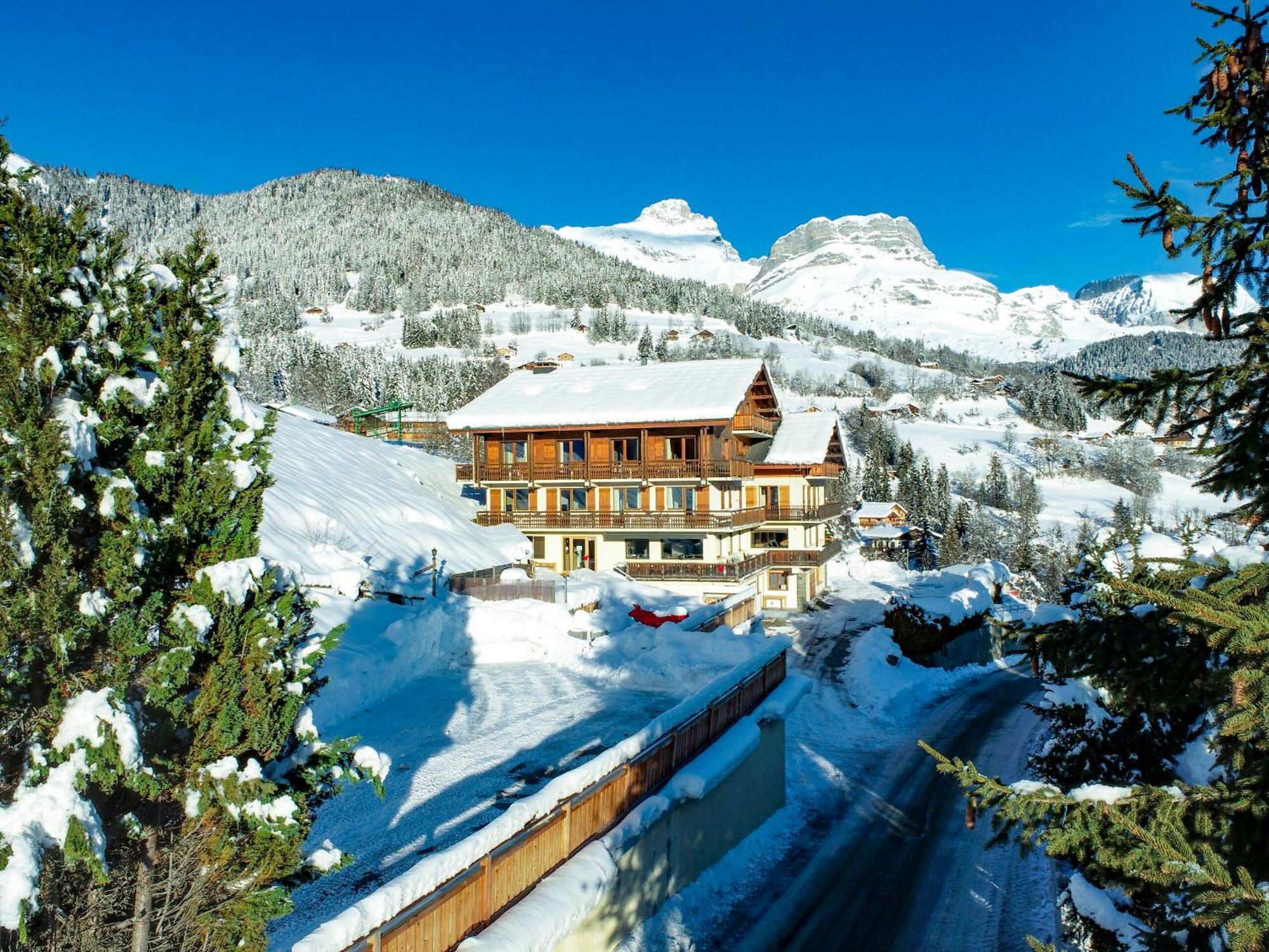 Chalet Les Rhodos Кордон Екстериор снимка